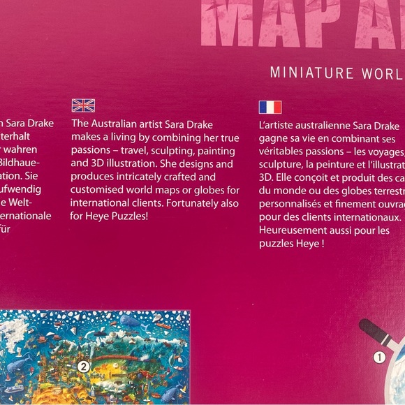 HEYE Miniature World 2000 Piece Puzzle and Poster Art No. 29983 - Picture 5 of 8